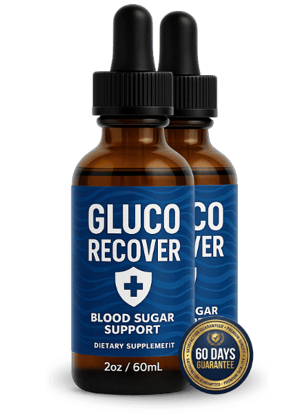 Gluco Recover supplement supporting healthy blood sugar and metabolic balance