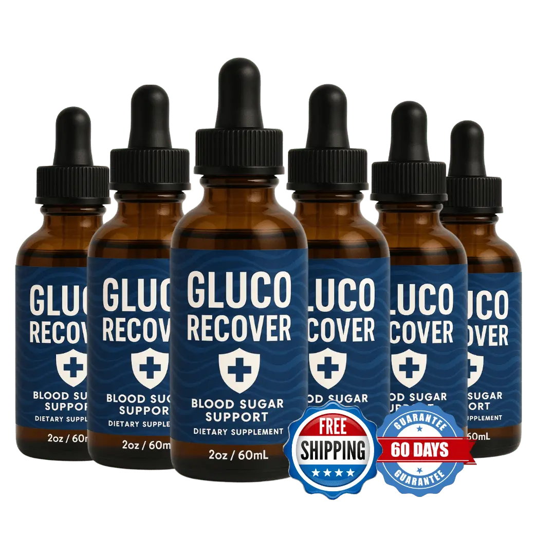 Gluco Recover 6 bottle package with maximum savings and long-term blood sugar support